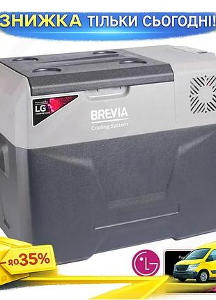 Ku холодильник автомобільний brevia universal fit компресорний 40л чорний для подорожей та кемпінгу пе uni2l_k