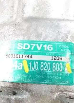 Компрессор кондиционера golf iv 1.9 tdi 1j0820803 6