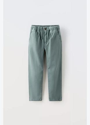 Дитячі штани zara 140 10 років для хлопця світлі штани брюки