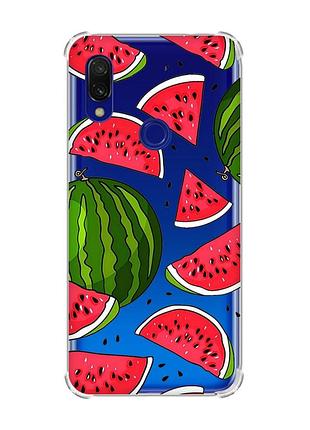 Чохол з потовщеними кутами на xiaomi redmi 7 :: кавуни /принт 341/