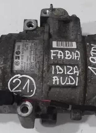 Компрессор кондиционера 6q0820803d fabia ibiza
