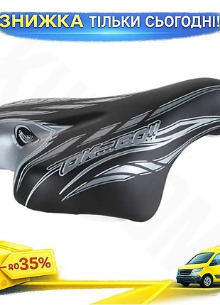 Ku седло велосипедное selle universal fit monte grappa junior черно-серое для детей комфортное детское uni2l_k