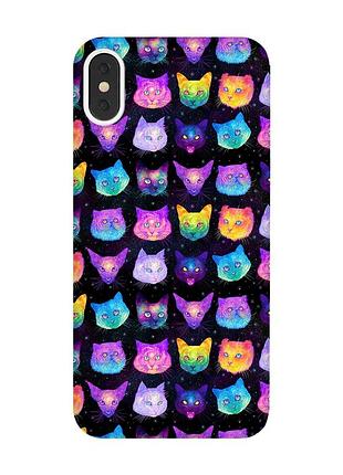 Чохол на iphone x / xs :: котики фон (принт 362)
