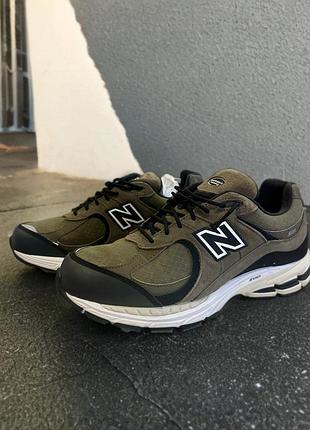 Кросівки new balance 2002r gore-tex «olive black»