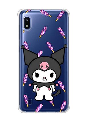 Чехол с утолщёнными углами для samsung galaxy a10 (2019)/a105 куроми (принт 390)