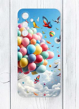 Чехол на samsung galaxy s24 fe воздушные шарики (принт 365)