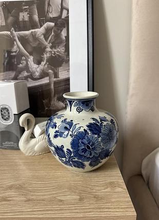 Ваза вінтажна delft blauw