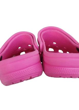 Яркие розовые сабо crocs classic clog - оригинал 6