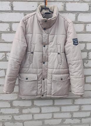 Мужская демисезонная куртка парка livergy outdoor polar, размер l / 56 (бежевая)