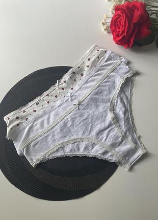 3 шт комплект бавовняних трусиків primark дефект❌