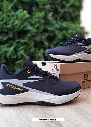 Salomon genesis gore-tex черные на белой