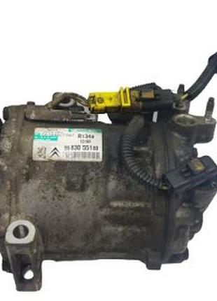 Автозапчасть компрессор кондиционера peugeot 407 9683055180 б/у оригинал