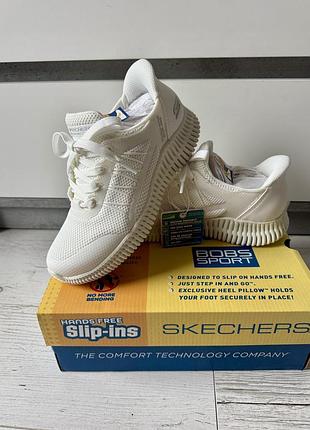 Кросівки жіночі skechers bobs geo lite білі