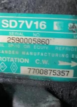Компресор кондиціонера renault clio 2 7700875357 2