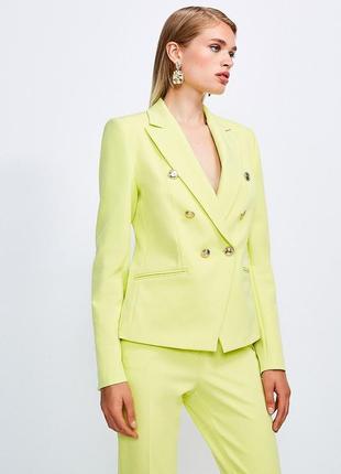 Karen millen костюм пиджак брюки 2021 стильный премиум бренд новый4 фото