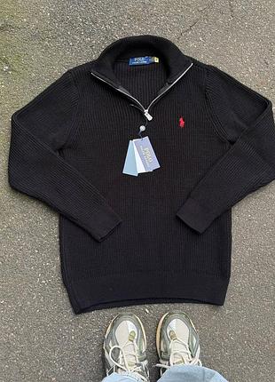 Полузамок polo ralph вязаный/полузамок поло ральф/кофта поло ральф