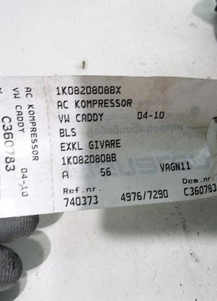 Компресор кондиціонера vw caddy 1k0820808b 4