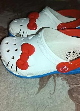 Дитячі crocs hello kitty, розмір 26
