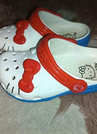 Детские crocs hello kitty, размер 26 2