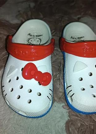 Детские crocs hello kitty, размер 26 3