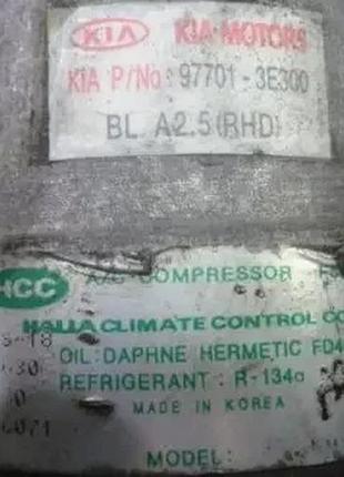 Компрессор кондиционера sorento 2.5crdi 97701-3e300 5