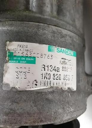 Компрессор кондиционера audi a3 1.9 tdi 1k0820859f 3