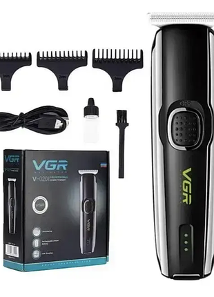 Професійний тример для бороди vgr v-020 ∙ машинка для стрижки vgr v-020 волосся та бороди