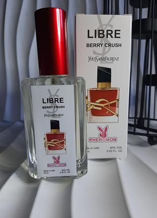 Libre berry crush тестер сочный ягодный аромат с нежными цветами и сладким ванильным шлейфом либре берри краш