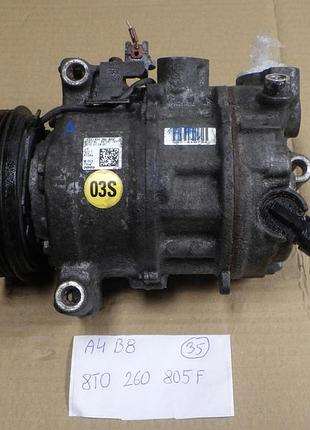 Компресор кондиціонера audi a4 b8 lift 8t0260805f