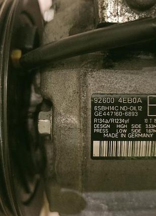 Компресор кондиціонера 926004eb0a renault 1.6 dci 6
