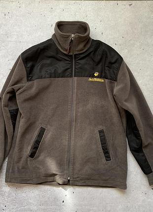 Флісова куртка бренду jack wolfskin