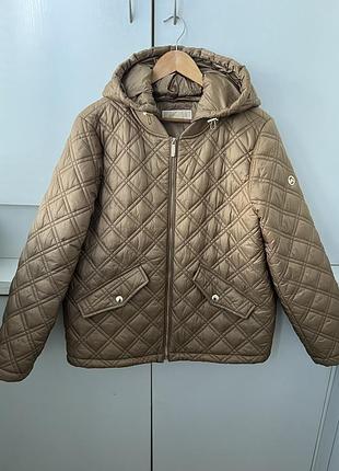 Жіноча стьобана куртка-бомбер michael kors