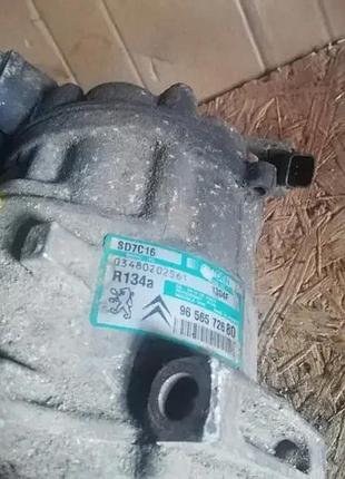 Компрессор кондиционера peugeot 1,6hdi 9656572680 2