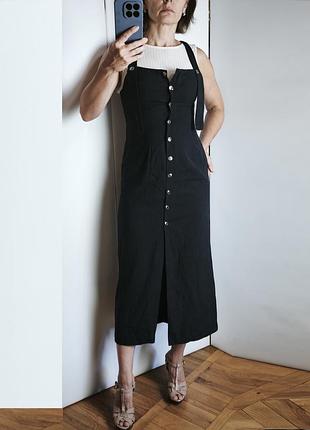 Платье сарафан на пуговицах h&m р.36