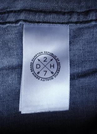 Рубашка джинсовая denim regular fit (l)8 фото