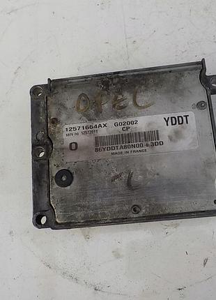 Блок управления двигателем эбу opel 12571664ax 2