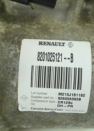 Компрессор кондиционера клімічний renault fluence 1.5 dci 8201025121b 6