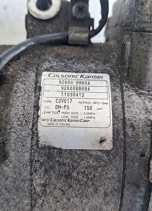 Компрессор кондиционера nissan ac 92600 bb60a 2
