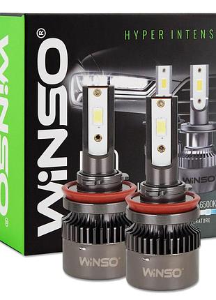 Автолампа winso led h8/h11/h16 12/24v 50вт 5000лм 6500k csp3570 2шт