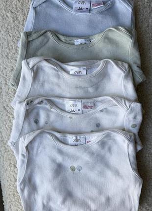 Боді з довгим рукавом zara