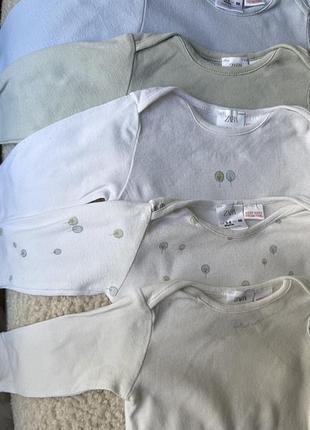 Боді з довгим рукавом zara 8