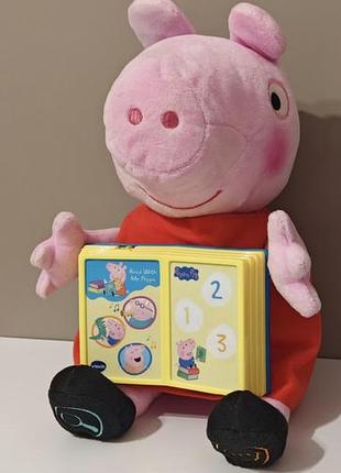 Интерактивная мягкая игрушка vtech peppa pig read with me