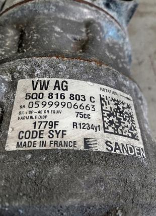 Компрессор кондиционера volkswagen oe 5q0816803c 4