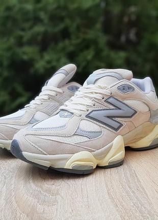 Balance 9060 серые на лимонной подошве 2