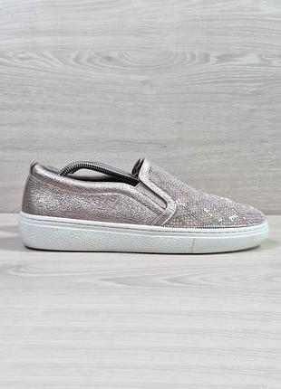 Жіночі мокасини / сліпони в стрази skechers memory foam оригінал, розмір 40