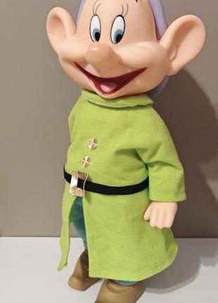 Rare simba toys disney princess series dopey toy doll коллекционная кукла простачок (dopey) из  «белоснежка и семь гномов»simba toys.