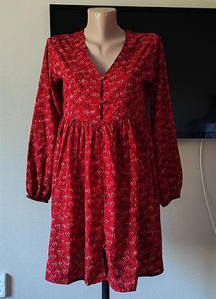 Червона сукня в сердечки wednesday girl