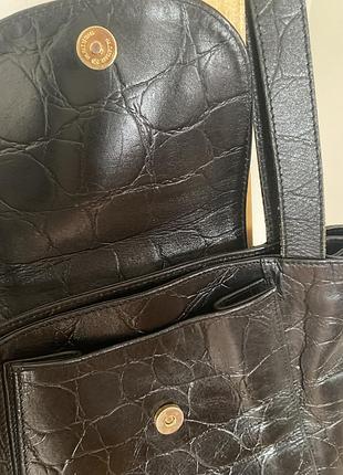 Сумка чорна шкіряна mulberry 5