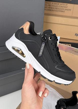 Популярні стильні кросівки дитячі skechers uno