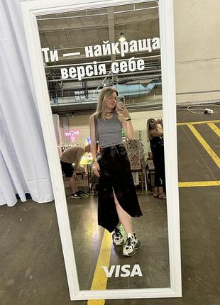 Асиметрична спідниця ovs, чорна, розмір eur 36